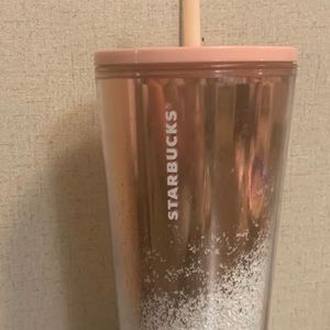Rose Gold 24 oz Starbucks Tumbler
